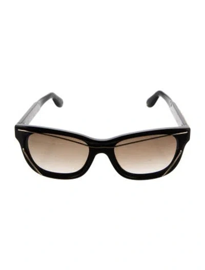Pre-owned Givenchy Cat-eye Gradient Sunglasses In Black