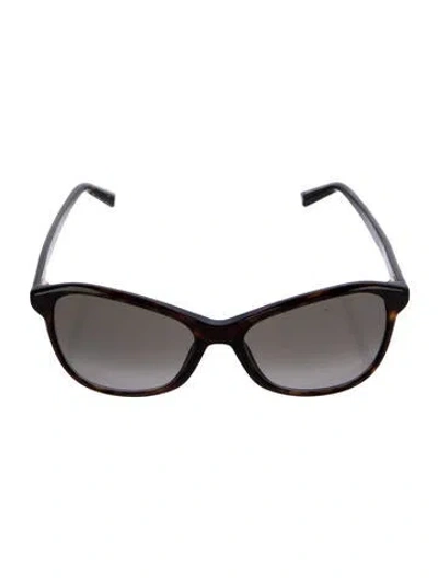 Pre-owned Givenchy Cat-eye Gradient Sunglasses In Brown