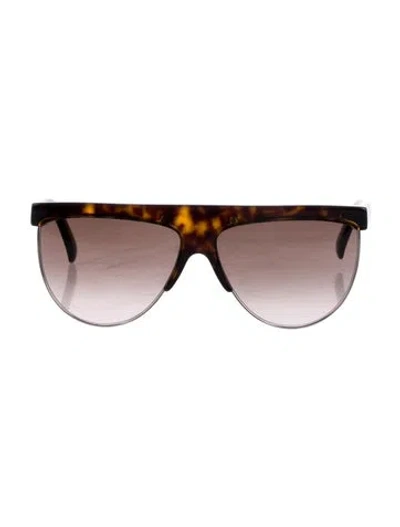 Pre-owned Givenchy Cat-eye Gradient Sunglasses In Brown