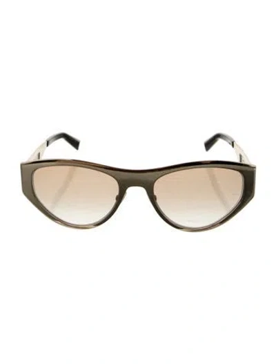 Pre-owned Givenchy Cat-eye Gradient Sunglasses In Brown