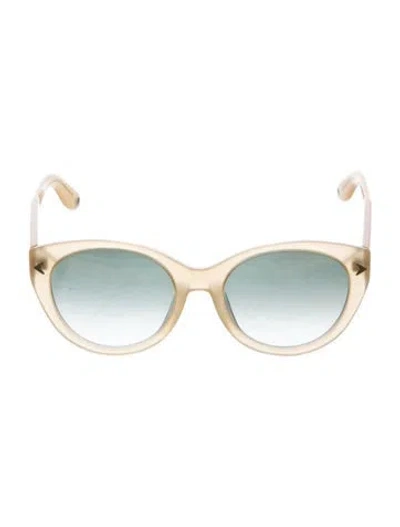 Pre-owned Givenchy Cat-eye Gradient Sunglasses In Clear/neutrals