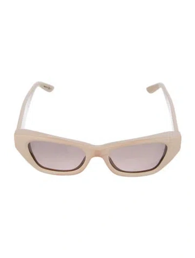 Pre-owned Givenchy Cat-eye Gradient Sunglasses In Neutral