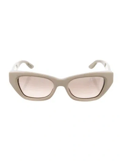 Pre-owned Givenchy Cat-eye Gradient Sunglasses In Neutrals