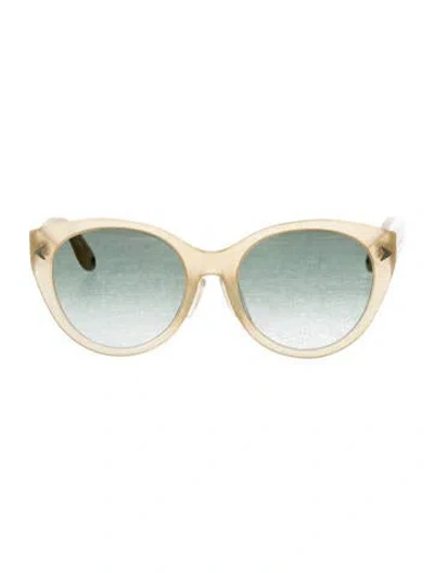 Pre-owned Givenchy Cat-eye Gradient Sunglasses In Neutrals