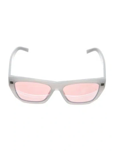Pre-owned Givenchy Cat-eye Mirrored Sunglasses In Blue