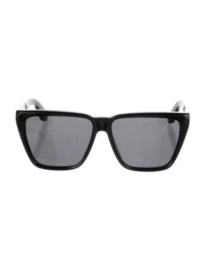 Pre-owned Givenchy Cat-eye Tinted Sunglasses In Black