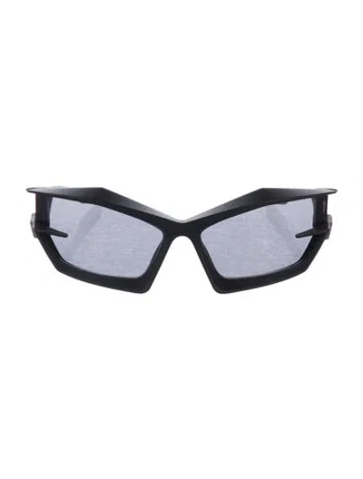 Pre-owned Givenchy Cat-eye Tinted Sunglasses In Black