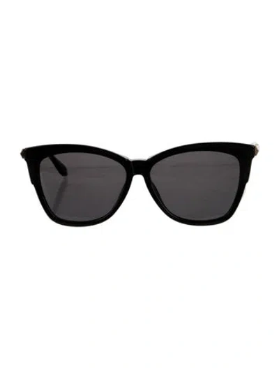 Pre-owned Givenchy Cat-eye Tinted Sunglasses In Black