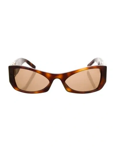 Pre-owned Givenchy Cat-eye Tinted Sunglasses In Brown