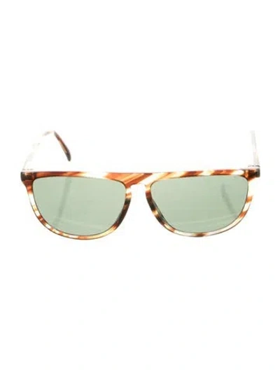 Pre-owned Givenchy Cat-eye Tinted Sunglasses In Brown