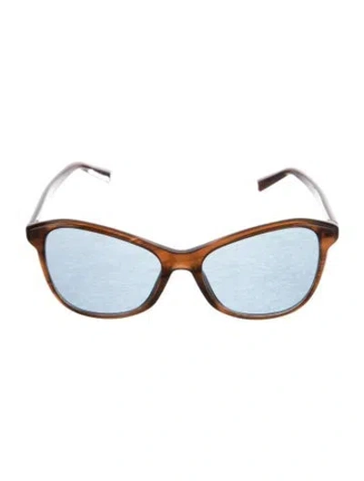 Pre-owned Givenchy Cat-eye Tinted Sunglasses In Brown