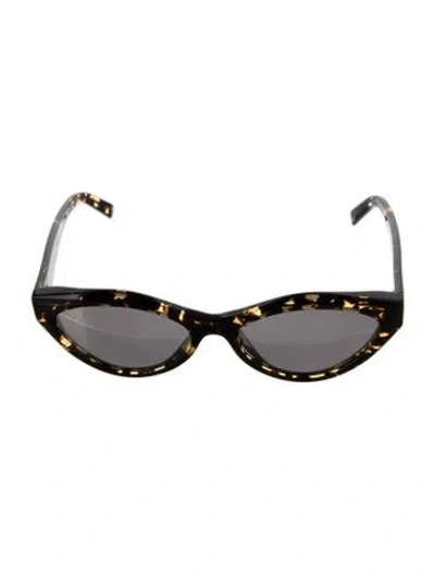 Pre-owned Givenchy Cat-eye Tinted Sunglasses In Brown