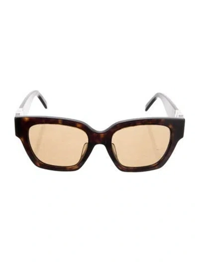 Pre-owned Givenchy Cat-eye Tinted Sunglasses In Brown