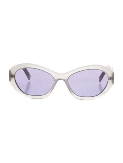 Pre-owned Givenchy Cat-eye Tinted Sunglasses In Grey