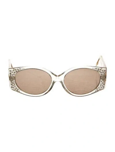 Pre-owned Givenchy Cat-eye Tinted Sunglasses In Neutral