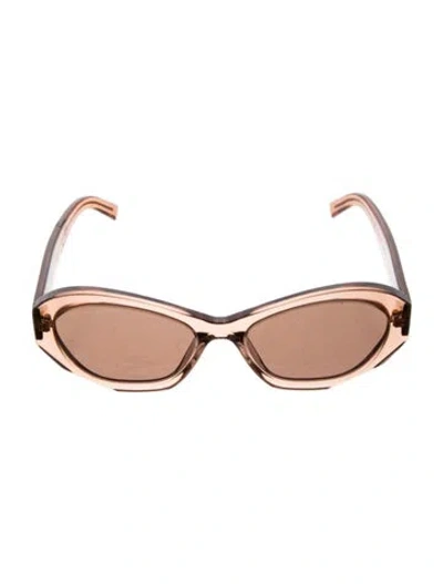 Pre-owned Givenchy Cat-eye Tinted Sunglasses In Orange