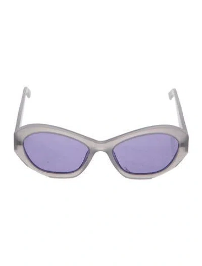 Pre-owned Givenchy Cat-eye Tinted Sunglasses In Purple