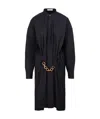 Givenchy Chemisier With Chain Belt In Black