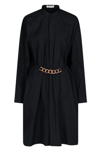 GIVENCHY CHAIN BELT SHIRT DRESS