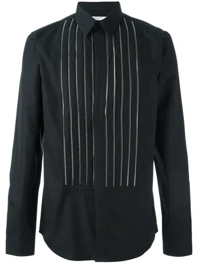 Givenchy Chain Bib Detail Shirt In Black
