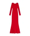 Givenchy Chain-link Detail Dress In Red