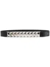 GIVENCHY CHAIN-LINK LEATHER BELT