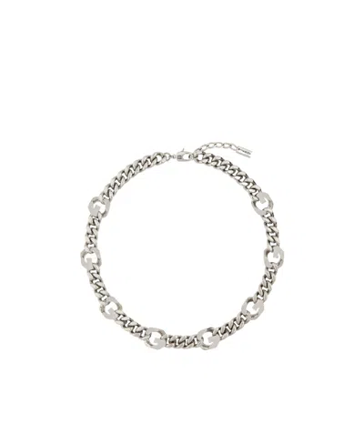 Givenchy Chain-link Necklace In Gray