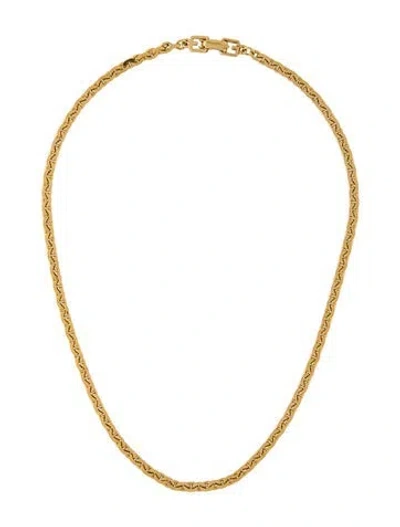 Pre-owned Givenchy Chain Necklace, 16" In Multi