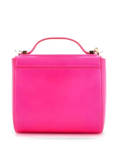 Pre-owned Givenchy Chain Pandora Box Bag Leather Mini Crossbody Bag In Pink