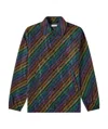Givenchy Chain-print Buttoned Jacket In Black