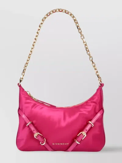 Givenchy Chain Strap Shoulder Bag With Buckle Accents In Pink