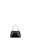 Givenchy Chain Strap Zip Top Handle Bag With Logo Patch In Black