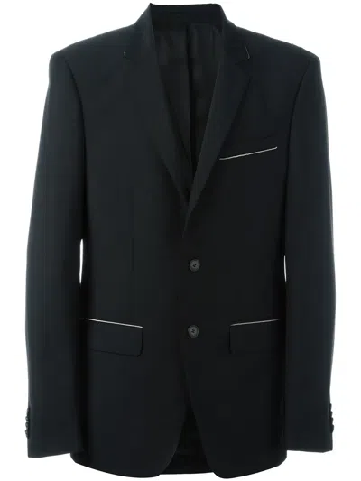 Givenchy Chain Trim Blazer In Black