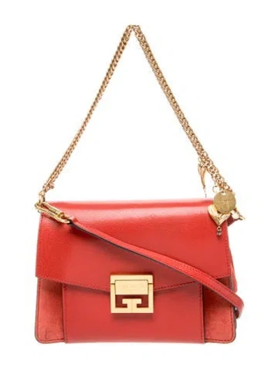 Pre-owned Givenchy Chain-link Crossbody Bag In Brown