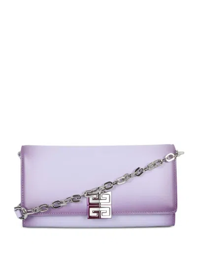 Givenchy Chain-strap 4g-paque Mini Bag In Purple