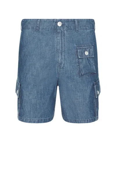 GIVENCHY CHAMBRAY CARGO SHORTS