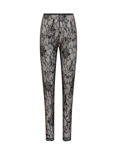 Givenchy Black Chandelier Lace Leggings