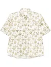 Givenchy Printed Chandelier Shirt In Silk In Neutrals