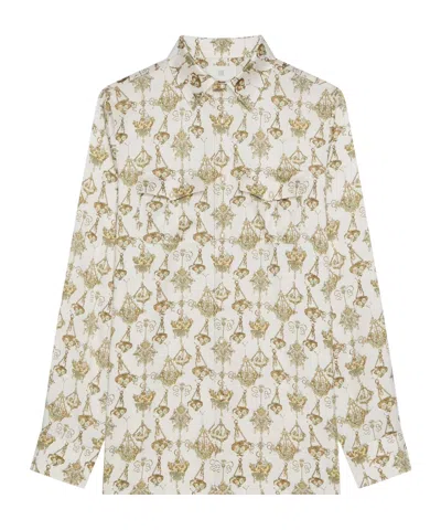 GIVENCHY GIVENCHY CHANDELIER PRINTED LONG-SLEEVED SHIRT