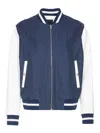 Givenchy Monogram-jacquard Bomber Jacket In Azul