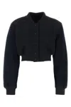 Givenchy Boucle-sleeves Crop Varsity Jacket