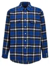 Givenchy Check Flannel Shirt Shirt, Blouse Blue