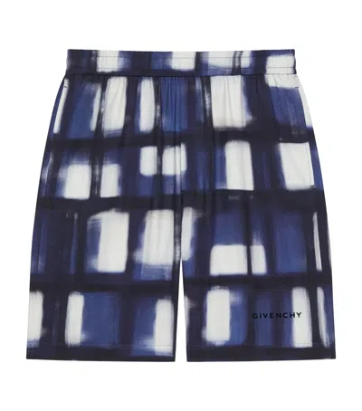 GIVENCHY CHECK PRINT SHORTS