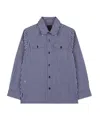 Givenchy Checked Button-up Shirt In Blue