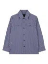 Givenchy Checked Button-up Shirt In Gray