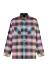 Givenchy Cotton Oversized Shirt Side Slits In Multicolor