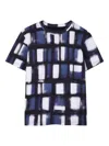 Givenchy Checkered Short-sleeved T-shirt In Multi