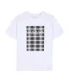 Givenchy Check-print Logo-print T-shirt In White