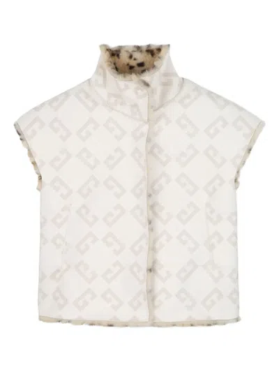 Givenchy Cheetah-print Faux-fur Gilet In Neutral