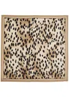 Givenchy Cheetah-printed Silk-satin Scarf In Leopard
